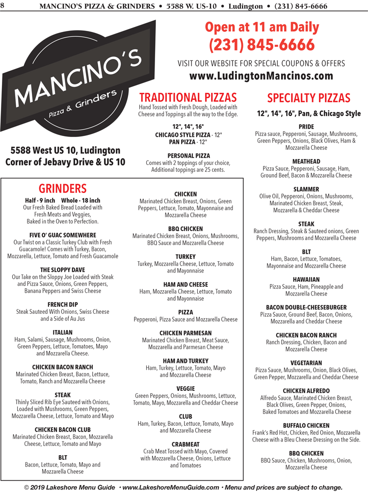 Mancino's Pizza & Grinders