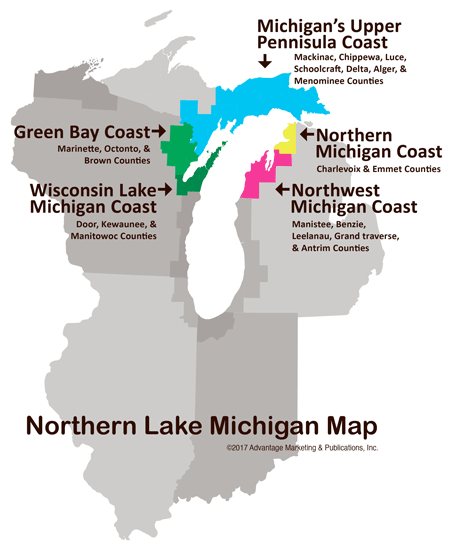 Northern MI Map