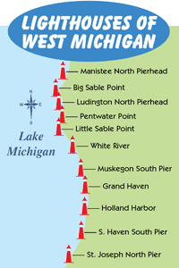 West Michigan Map
