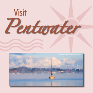 Visit Pentwater - Golf Courses Map for West Michigan